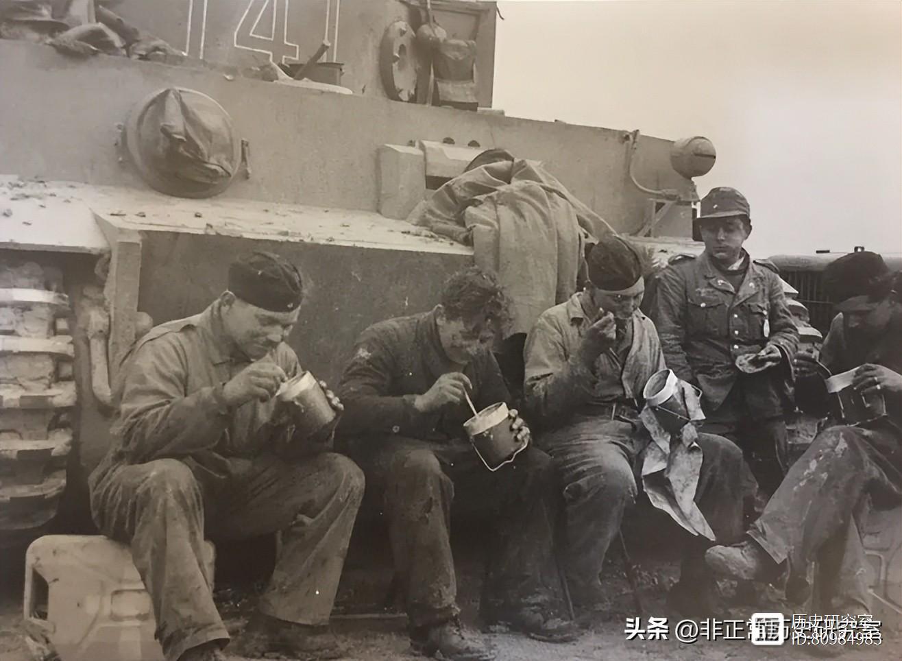 有肉吃有烟抽，二战时期德军坦克兵的都吃什么？