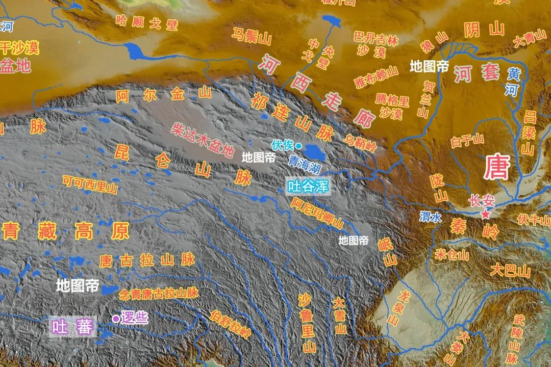 唐朝与吐蕃大战，大非川在哪？