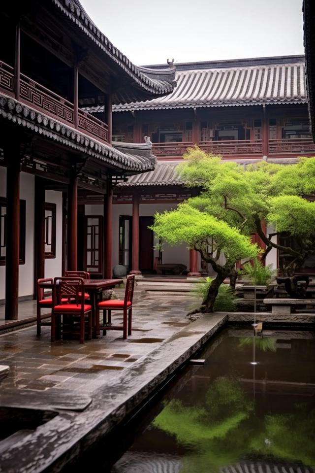 为什么传统的中国建筑中常有天井布局