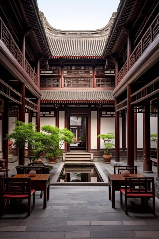 为什么传统的中国建筑中常有天井布局