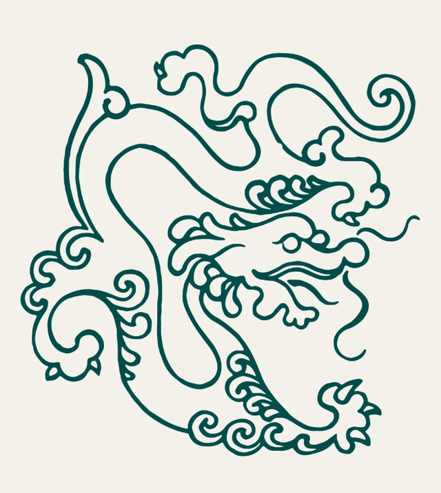 看到这些精美的中国纹样，我怀疑龙是存在的