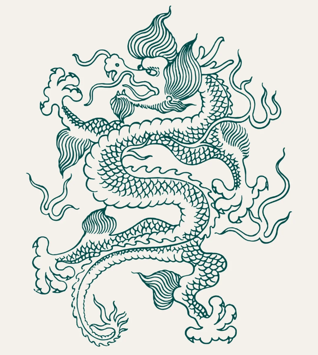 看到这些精美的中国纹样，我怀疑龙是存在的